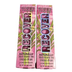 New Onyx Bathhouse Recovery Aid 8PK Bath Bombs Relieve Stress Lemongrass